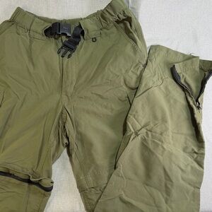 Boy Scouts Olive Convertible Cargo Pants with Belt